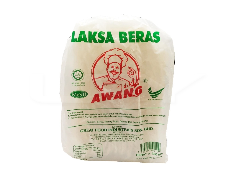 Awang Bihun Laksa/ Awang牌叻沙米粉 450g